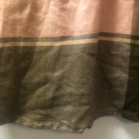 Lucky Brand Plaid Button Up Shirt Long Sleeves Size Small Viscose & Modal Airy - Picture 10 of 13